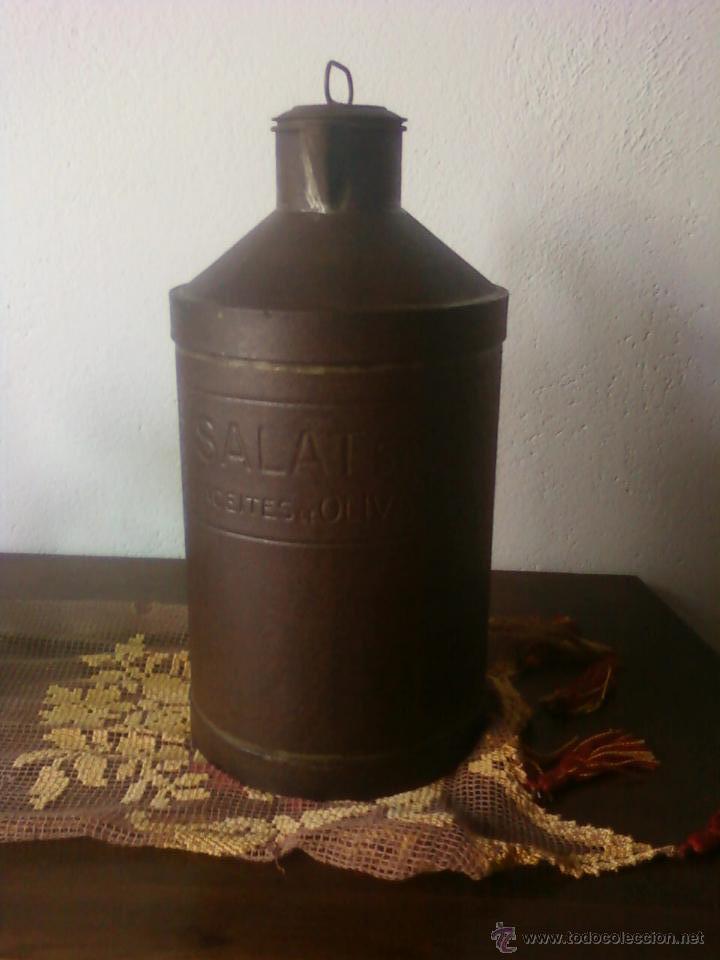 Antig&uuml;edades: RECIPIENTE PARA ACEITE. ACEITERA. ACEITES SALAT - Foto 1