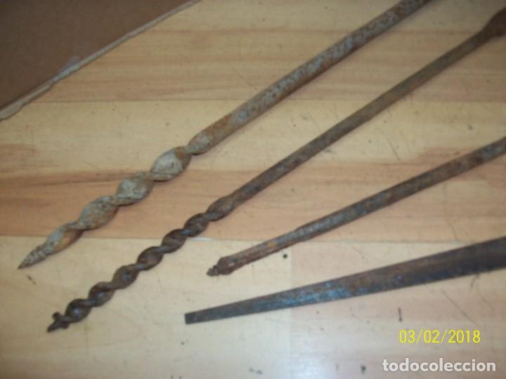 Antig&uuml;edades: LOTE DE 4 HERRAMIENTAS DE CARPINTERO - Foto 3