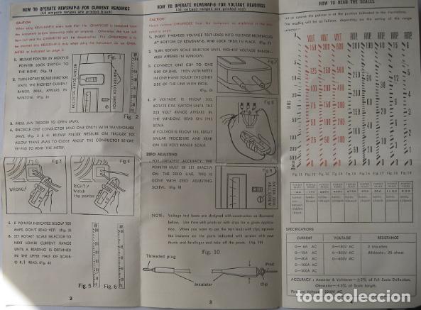 Antig&uuml;edades: KYORITSU 8. VOLT&Iacute;METRO-AMPER&Iacute;METRO-OHM&Iacute;METRO. - Foto 7