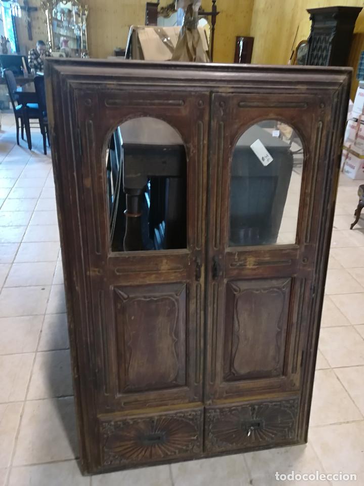 Antig&uuml;edades: VENTANA ANTIG&Uuml;A DE ORIGEN INDIO - Foto 2