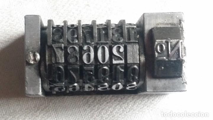 Antig&uuml;edades: numerador para tipograf&igrave;a - Foto 2