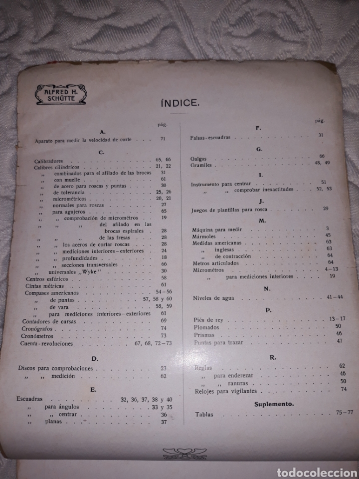 Antig&uuml;edades: Cat&aacute;logo de instrumentos tecnicos - Foto 7