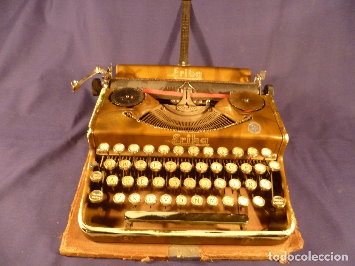 Antig&uuml;edades: MAQUINA DE ESCRIBIR ERIKA - Foto 1