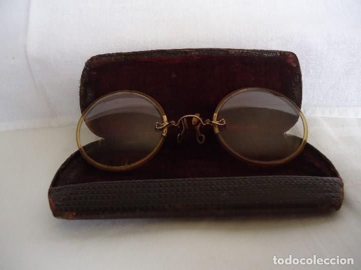 Antig&uuml;edades: GAFAS QUEVEDO CON FUNDA - Foto 2