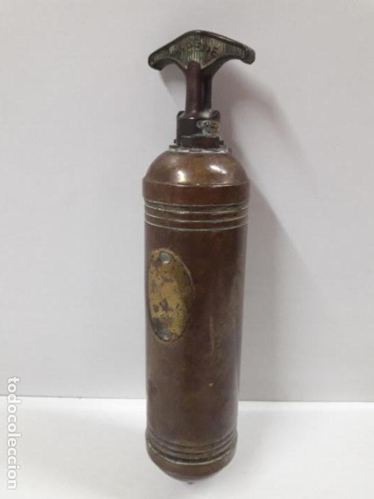 Antig&uuml;edades: EXTINTOR MARCA PYRENE ( MUY ANTIGUO ) - Foto 4