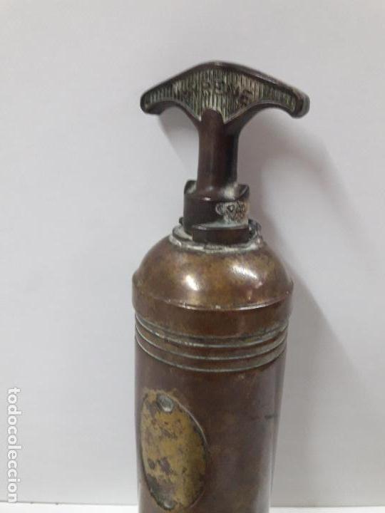 Antig&uuml;edades: EXTINTOR MARCA PYRENE ( MUY ANTIGUO ) - Foto 5