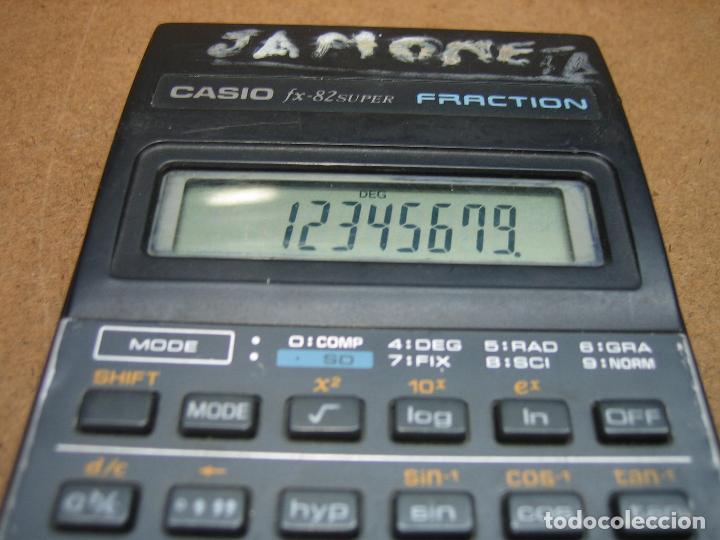 Antig&uuml;edades: Calculadora casio FX-82 s&uacute;per - Foto 4