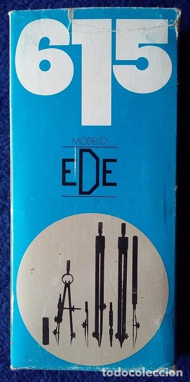 Antig&uuml;edades: EDE. ANTIGUA CAJA DE COMPAS REF 615. A&Ntilde;OS 70 - Foto 3