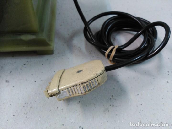 Tel&eacute;fonos: TELEFONO DE SOBREMESA EN MARMOL VERDE Y BRONCE - Foto 11