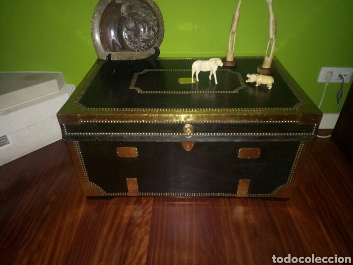 Antig&uuml;edades: Baul de ALCANFOR de barco - Foto 4