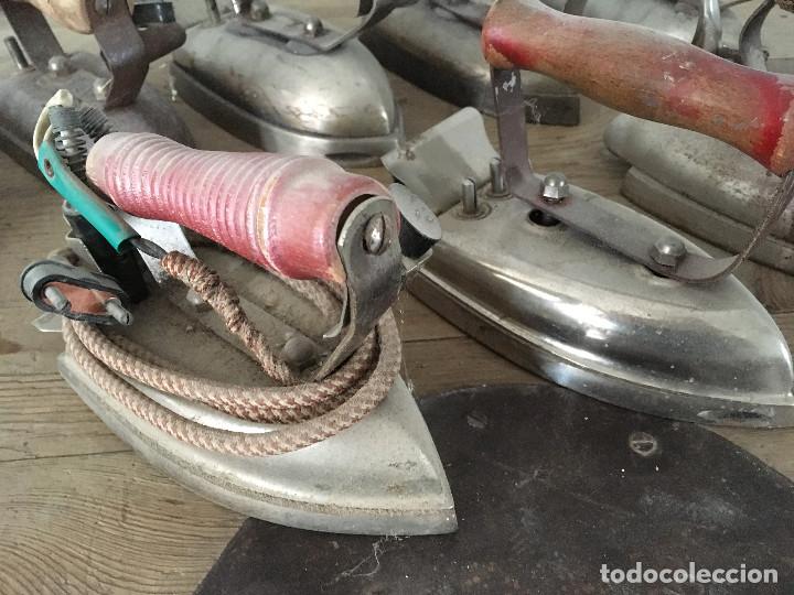 Antig&uuml;edades: PLANCHAS EL&Eacute;CTRICAS LOTE DE 8 - Foto 3