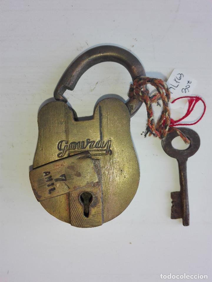 Antig&uuml;edades: ANTIGUO CANDADO DE ORIGEN INDIO - Foto 1