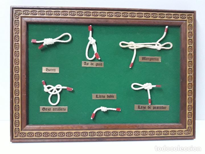 Antig&uuml;edades: CUADRO DE NUDOS MARINEROS - Foto 1