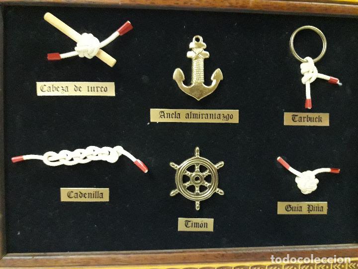 Antig&uuml;edades: CUADRO DE NUDOS Y UTILES MARINEROS - Foto 2