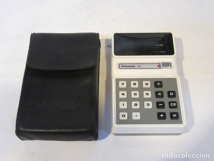 Antig&uuml;edades: Calculadora Panasonic 883. Con funda. Funcionando. - Foto 2