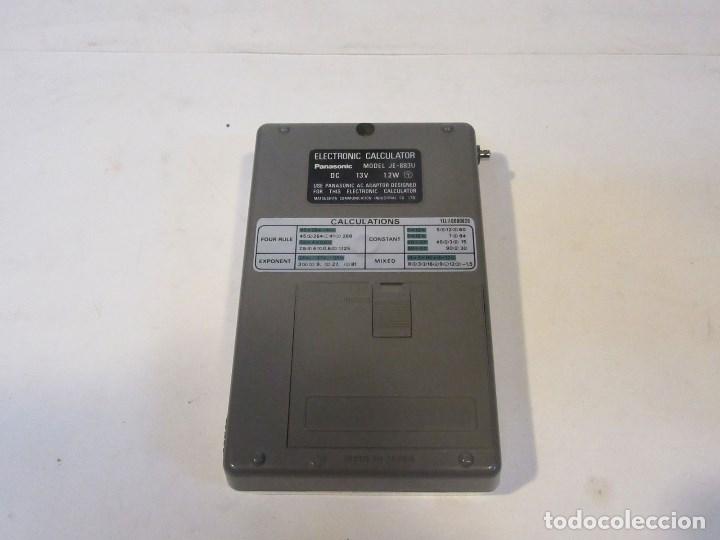 Antig&uuml;edades: Calculadora Panasonic 883. Con funda. Funcionando. - Foto 3