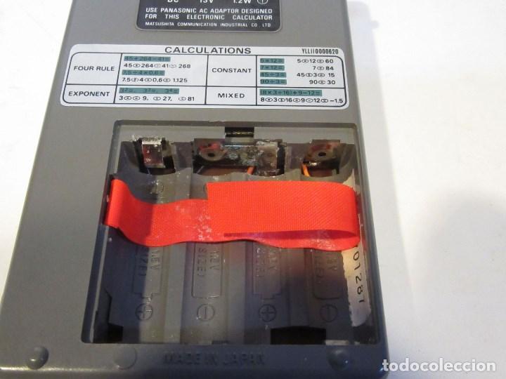 Antig&uuml;edades: Calculadora Panasonic 883. Con funda. Funcionando. - Foto 7