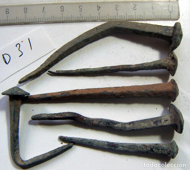 Antig&uuml;edades: LOTE DE CLAVOS ANTIGUOS - Foto 1