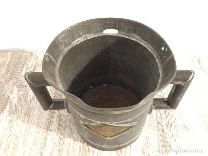 Antig&uuml;edades: MEDIDA O RECIPIENTE MEDIO DECALITRO - Foto 3