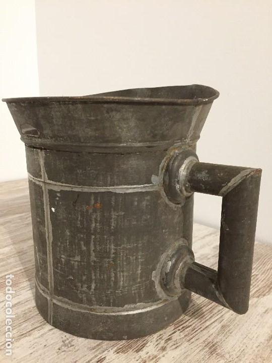 Antig&uuml;edades: MEDIDA O RECIPIENTE MEDIO DECALITRO - Foto 6