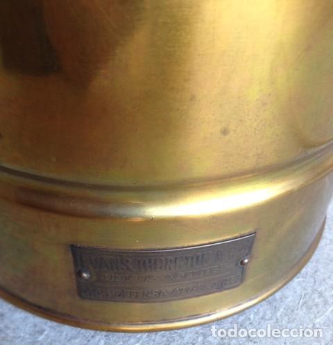 Antig&uuml;edades: EXTINTOR DE BARCO laton y bronce - Foto 4