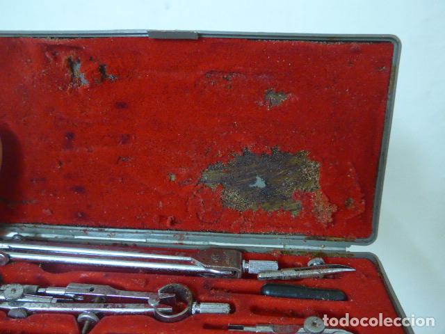 Antig&uuml;edades: Antigua caja de compas stilus, original. - Foto 4