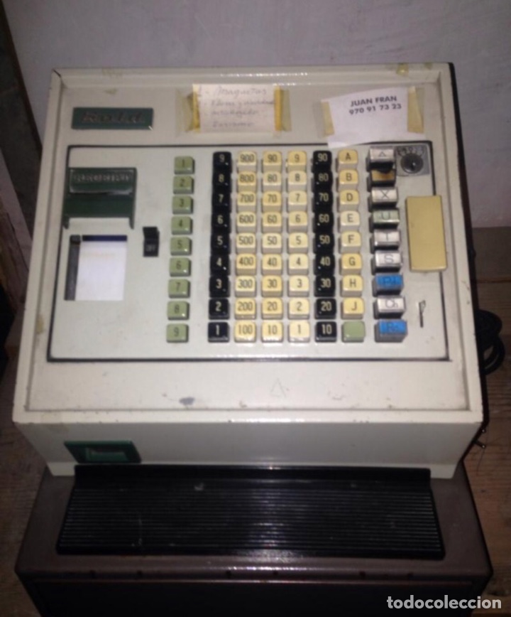 Antig&uuml;edades: Caja registradora antigua - Foto 1