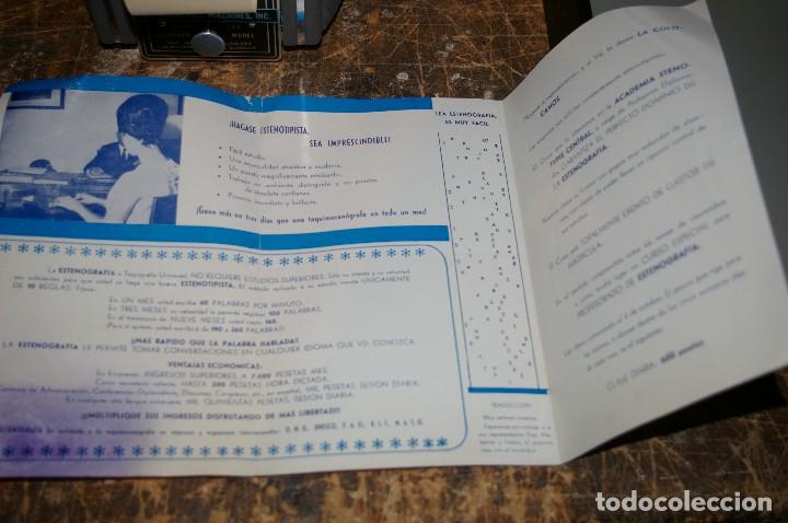 Antig&uuml;edades: maquina de estenotipia Stenograph - Foto 8