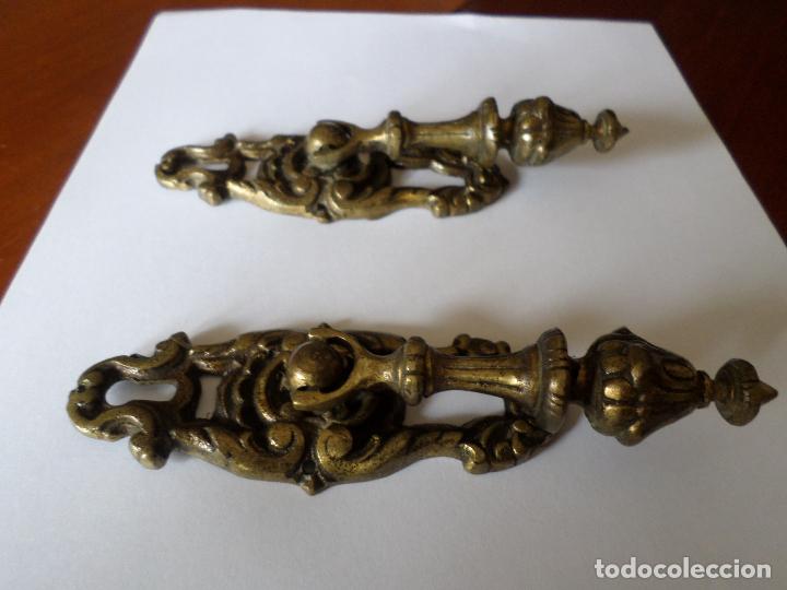 Antig&uuml;edades: TIRADORES DE BRONCE - Foto 2