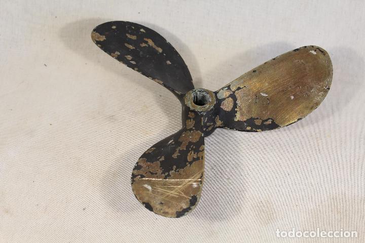 Antig&uuml;edades: helice de barco en bronce 31 cm de diametro - Foto 1
