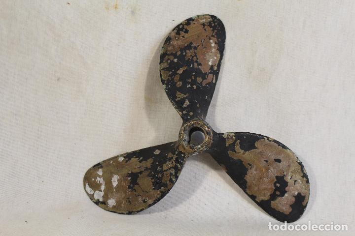 Antig&uuml;edades: helice de barco en bronce 31 cm de diametro - Foto 2