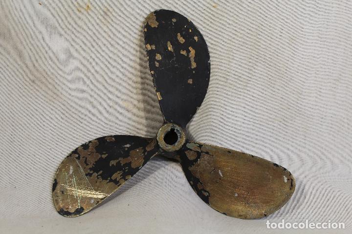 Antig&uuml;edades: helice de barco en bronce 31 cm de diametro - Foto 5
