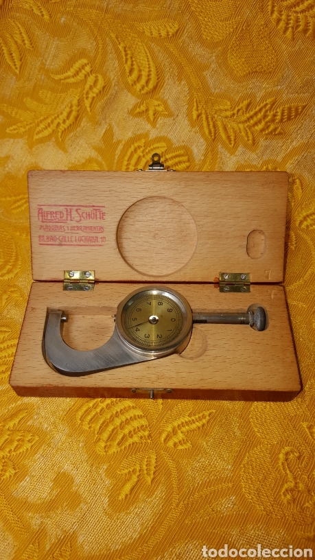 Antig&uuml;edades: CALIBRE DE &Oacute;PTICA EN ESTUCHE - Foto 2