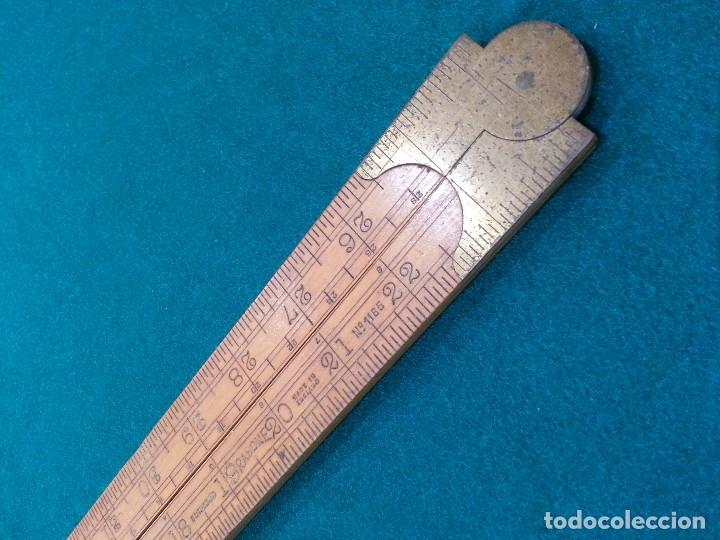 Antig&uuml;edades: METRO MADERA ANTIGUO BOXWOOD RABONE - Foto 1