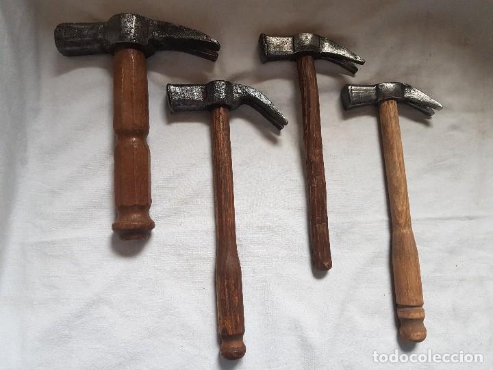 Antig&uuml;edades: Cuatro martillos con sacapuntas - Foto 3
