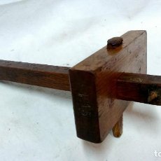 antiguo gramil o marcador carpintero. en madera - Compra venta en  todocoleccion