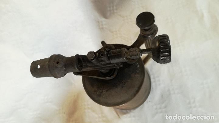Antig&uuml;edades: L&Aacute;MPARA DE FONTANERO ESPA&Ntilde;OLA - Foto 3