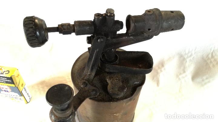 Antig&uuml;edades: L&Aacute;MPARA DE FONTANERO ESPA&Ntilde;OLA - Foto 5