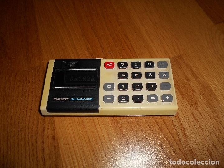 Antig&uuml;edades: Casio personal mini cm-607 VFD display valvula fluorescente 6 digitos FUNCIONANDO CON FUNDA ORIGINAL - Foto 6