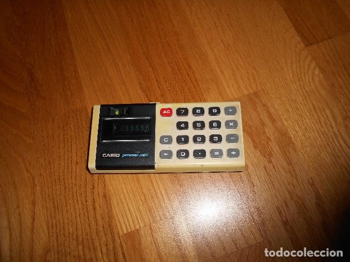 Antig&uuml;edades: Casio personal mini cm-607 VFD display valvula fluorescente 6 digitos FUNCIONANDO CON FUNDA ORIGINAL - Foto 7