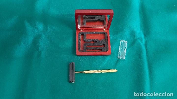 Antig&uuml;edades: CAJA DE MADERA CON MAQUINILLA (SIN USAR) - Foto 2