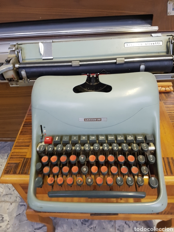 Antig&uuml;edades: M&aacute;quina de escribir Hispano Olivetti Lexicon 80 - Foto 2