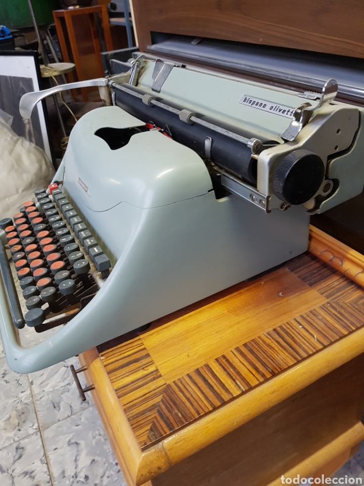 Antig&uuml;edades: M&aacute;quina de escribir Hispano Olivetti Lexicon 80 - Foto 5