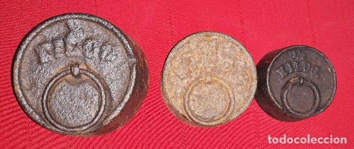 Antig&uuml;edades: JUEGO DE PESAS - Foto 2