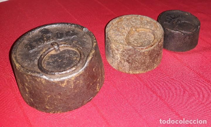 Antig&uuml;edades: JUEGO DE PESAS - Foto 3