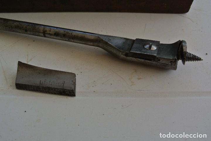 Antig&uuml;edades: ESTUCHE CON BROCA PARA LA MADERA ,RIDGWAY , ENGLAND - Foto 2