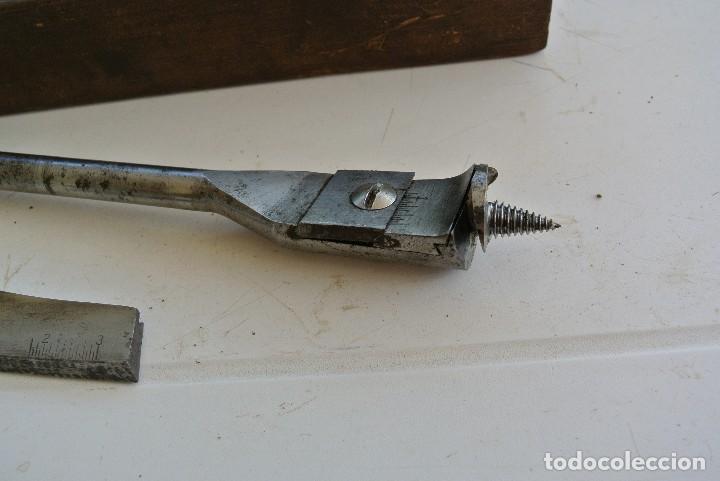 Antig&uuml;edades: ESTUCHE CON BROCA PARA LA MADERA ,RIDGWAY , ENGLAND - Foto 3