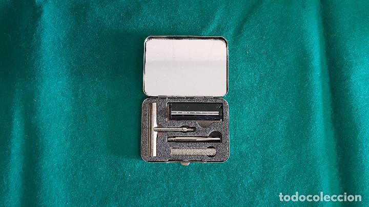 Antig&uuml;edades: CAJA DE METAL CON MAQUINILLA KRYPTO MINI SHAVE - Foto 1