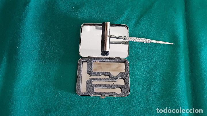 Antig&uuml;edades: CAJA DE METAL CON MAQUINILLA KRYPTO MINI SHAVE - Foto 2