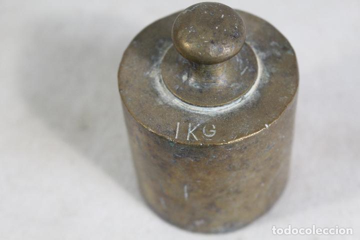 Antig&uuml;edades: ponderal pesa de bronce de 1kg - Foto 2